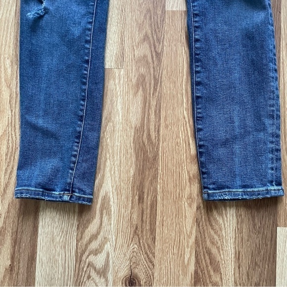 AGOLDE Women’s Sophie High Rise Skinny Distressed Ankle Crop Denim Jeans 25 - Picture 7 of 15